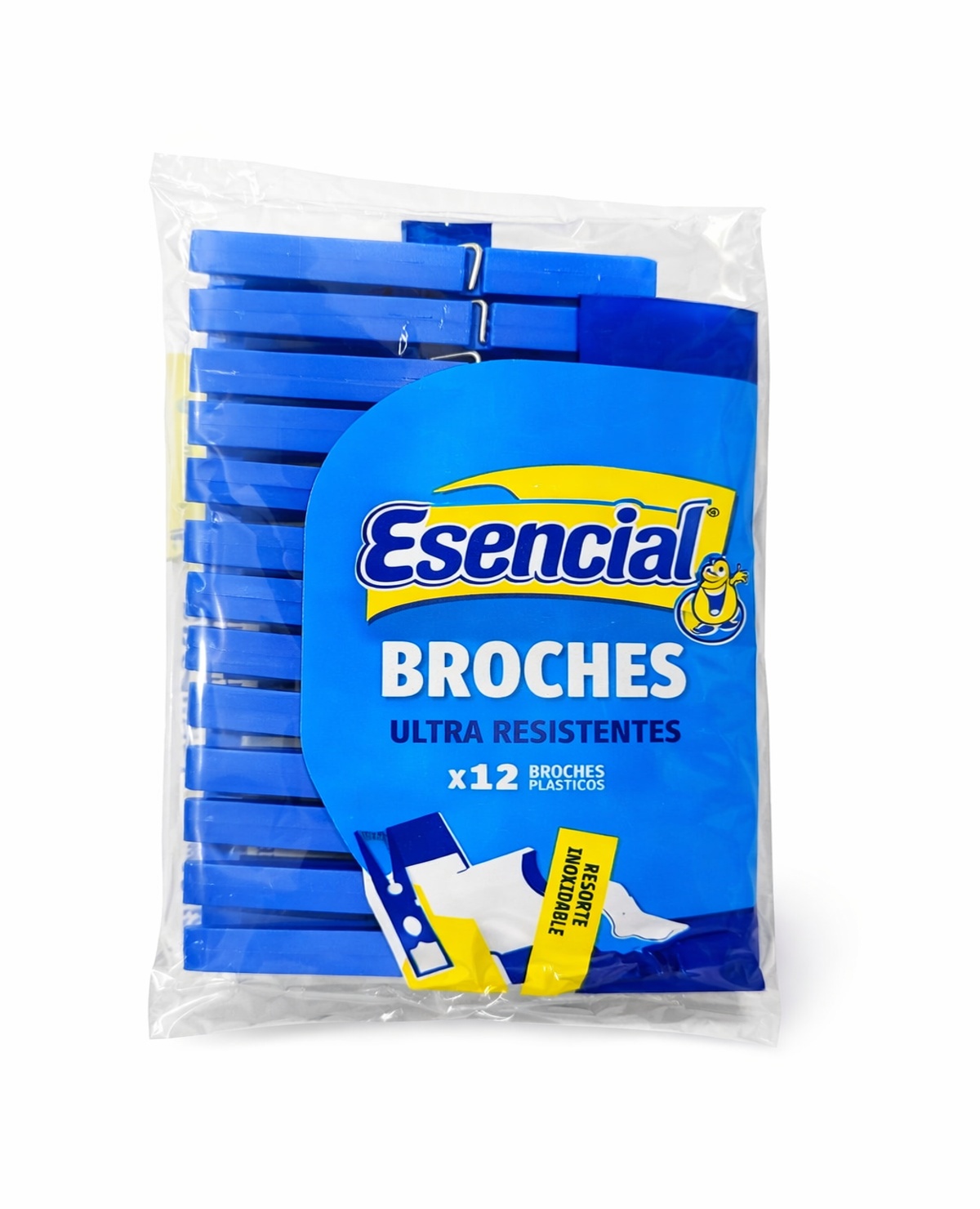 Broches Plasticos Esencial 12 Un